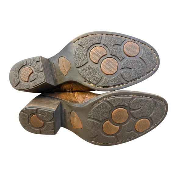 Born Azurite Brown Suede Knee High Back Lace Up Boot Women size 7.5 - Picture 10 of 10